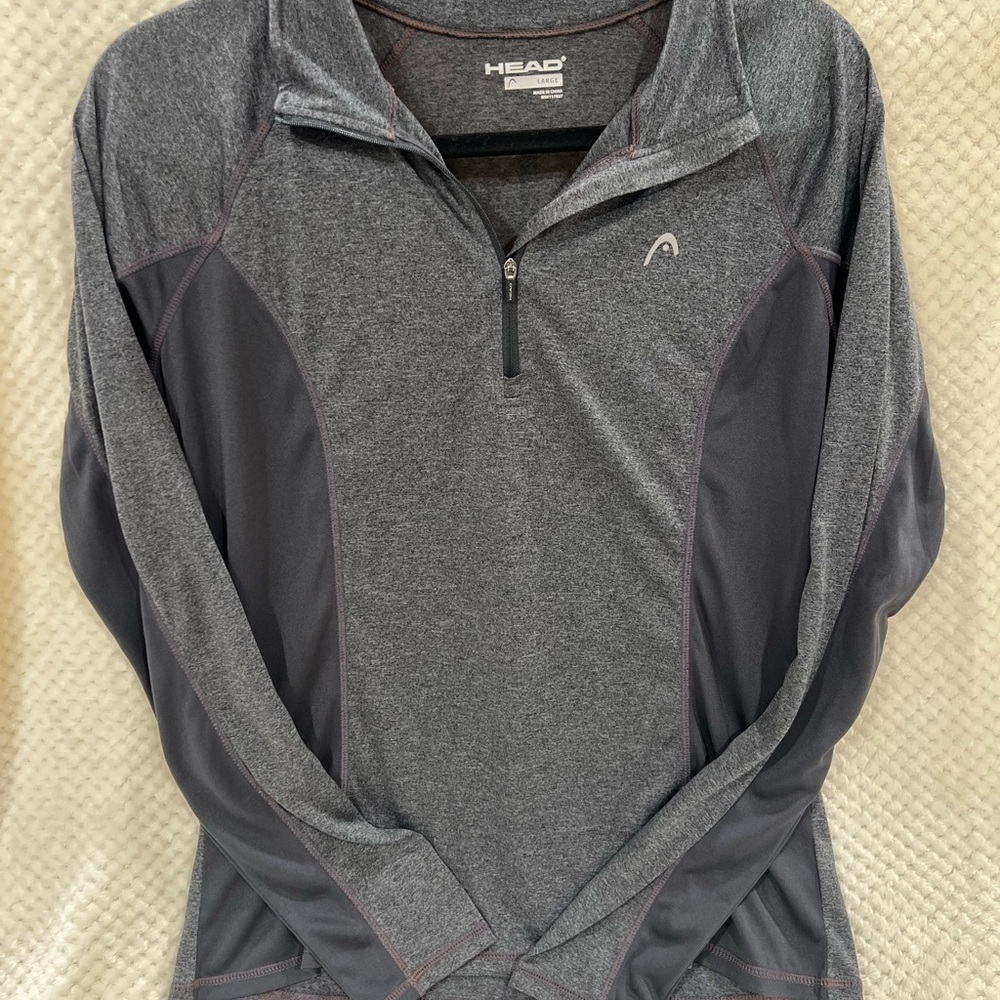 Head Charcoal Gray Quarter-Zip Pullover